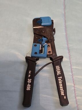 ideal telemaster 30-496 moudlar plug crimping & Wire Stripping tool Data Cables